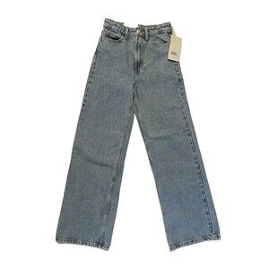 NWT H&M Ultra High Rrise Wide Leg Jeans Size 0